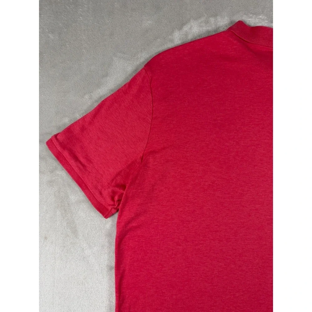 Polo Ralph Lauren Polo Shirt Mens XL Pink Pony Logo Short Sleeve